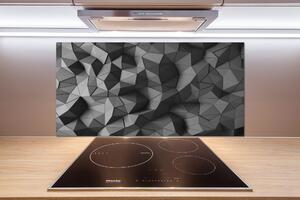 Sticlă bucătărie abstract 3D