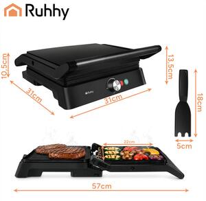 Grătar electric de contact Ruhhy 26176 2000W – Presă pentru sandvișuri
