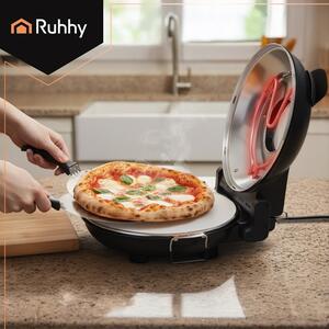 Cuptor electric pentru pizza Ruhhy 26050 – Mini cuptor pentru pizza