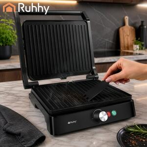 Grătar electric de contact Ruhhy 26176 2000W – Presă pentru sandvișuri