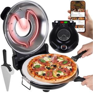 Cuptor electric pentru pizza Ruhhy 26050 – Mini cuptor pentru pizza