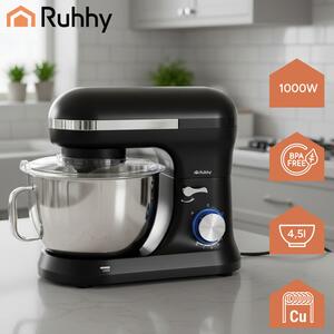 Mixer planetar Ruhhy 1700W – Robot de bucătărie cu bol