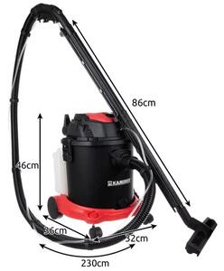 Aspirator cu spălare Kaminer 23918 20L – Aspirator pentru tapițerii și covoare