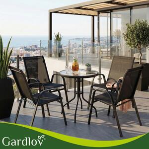 Set de scaune de grădină Gardlov – 4 bucăți pentru grădină și terasă