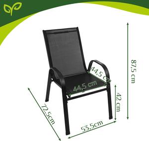 Set de scaune de grădină Gardlov – 4 bucăți pentru grădină și terasă