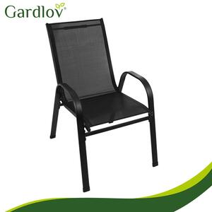 Set mobilier balcon Gardlov – Masă cu 2 scaune pentru terasă și grădină, negru