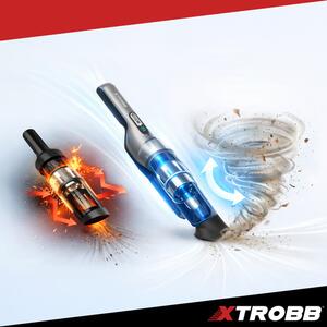 Aspirator auto fără fir Xtrobb – Aspirator de mână reîncărcabil pentru mașină