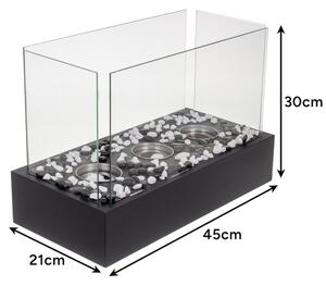 Bioșemineu de masă Kaminer 45x29x20,5 cm – Pentru casă și terasă