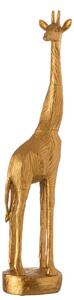 Decoratiune Girafa, Compozit, Auriu, 13x12x64 cm