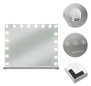 Oglindă cosmetică cu iluminare LED Soulima 80x62 cm – Oglindă pentru machiaj