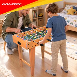 Masă de fotbal și foosball pentru copii - mini masă de joc fotbal Kruzzel 69x37x63 cm