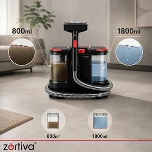 Aspirator cu spălare pentru covoare și tapițerie - aspirator cu extracție Zortiva VacTrim