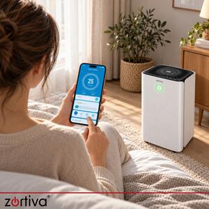 Dezumidificator electric pentru cameră și casă - absorbant silențios de umiditate Zortiva