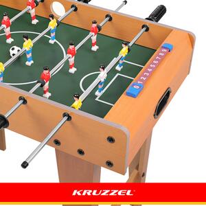 Masă de fotbal și foosball pentru copii - mini masă de joc fotbal Kruzzel 69x37x63 cm
