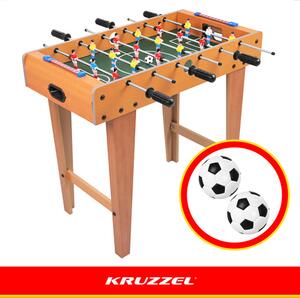 Masă de fotbal și foosball pentru copii - mini masă de joc fotbal Kruzzel 69x37x63 cm