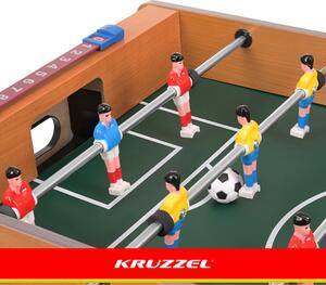 Masă de fotbal și foosball pentru copii - mini masă de joc fotbal Kruzzel 69x37x63 cm