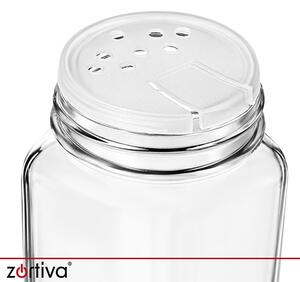 Set recipiente și organizator pentru condimente 28 bucăți - borcane de depozitare Zortiva