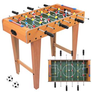 Masă de fotbal și foosball pentru copii - mini masă de joc fotbal Kruzzel 69x37x63 cm