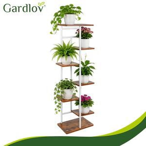 Suport pentru flori pe etaje și jardinieră - raft din lemn pentru ghivece Gardlov 120 cm