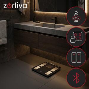 Cântar inteligent de baie și analizor corporal - cântar electronic de persoane Zortiva 26893