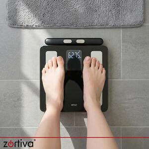 Cântar inteligent de baie și analizor corporal - cântar electronic de persoane Zortiva 26893