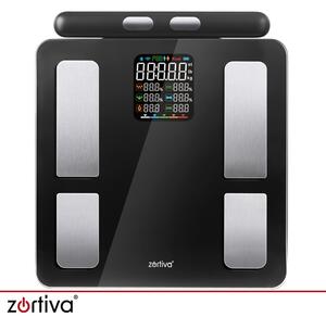 Cântar inteligent de baie și analizor corporal - cântar electronic de persoane Zortiva 26893