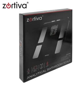 Cântar inteligent de baie și analizor corporal - cântar electronic de persoane Zortiva 26893