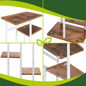 Suport pentru flori pe etaje și jardinieră - raft din lemn pentru ghivece Gardlov 120 cm
