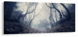 Tablou - Pădurea în ceață (120x50 cm)