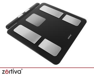 Cântar inteligent de baie și analizor corporal - cântar electronic de persoane Zortiva 26893