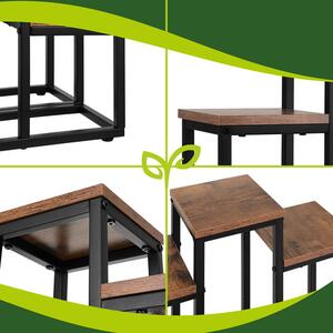 Suport pentru flori cu 6 rafturi și jardinieră - raft din lemn pentru ghivece Gardlov 67 cm