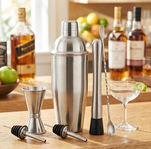 Set barman pentru cocktailuri Ruhhy - Shaker 700ml din oțel inoxidabil cu accesorii