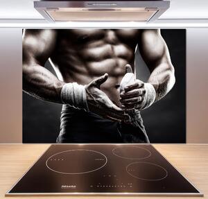 Panou sticlă decorativa bucătărie Clădire musculare