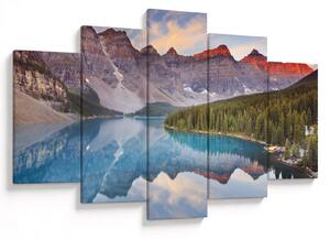 Tablou - Peisaj montan din Canada (150x105 cm)