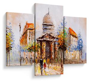 Tablou - Monument de oraș pictat (90x60 cm)