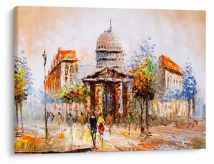 Tablou - Monument de oraș pictat (70x50 cm)