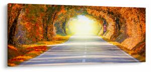 Tablou - Poarta din copaci (120x50 cm)