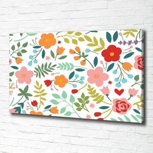Tablou canvas flori ilustrare