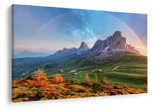 Tablou cu curcupeu deasupra stâncilor (90x60 cm)