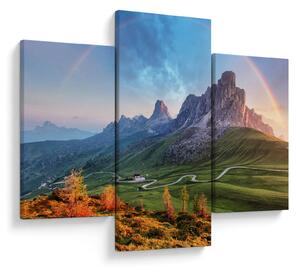Tablou cu curcupeu deasupra stâncilor (90x60 cm)