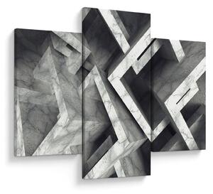 Tablou cu cuburi abstracte (90x60 cm)