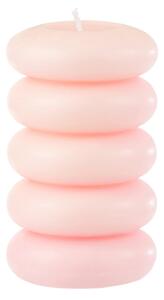 Lumanare coloana MACARON 11,5 cm roz