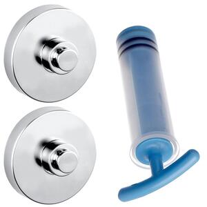 Elemente de montaj Vacuum-Loc Shiny, adaptor - bază pentru seria Premium și Classic, WENKO, argintiu strălucitor