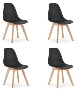 Set 4 Scaune Bucatarie/Dining Kepps Negre