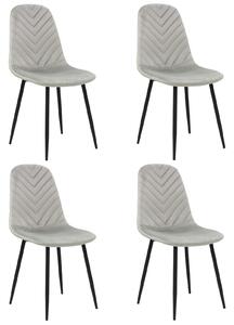 Set 4 Scaune Bya Gri