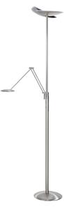 HighLight Lumină de plafon cu LED-uri Sapporo, CCT, braț lectură, nichel, reglabil, Gri, Camera de zi / sufragerie, Metal, Modern, Lumină de lectură