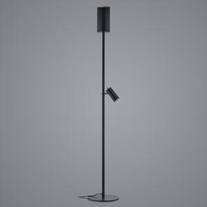 Plafon washlight Polo reglabil cu lumină de lectură negru