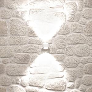 Puk Mini Wall LED 2x8W lentile transparente, alb mat
