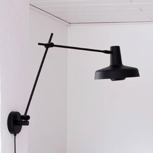 GRUPA Arigato 1 bec de perete 70cm Ø23cm negru, Negru, Studiu / Birou, Metal