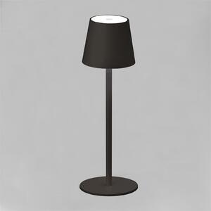 Lampă masă LED Tropea, cu acumulator, negru nisip
